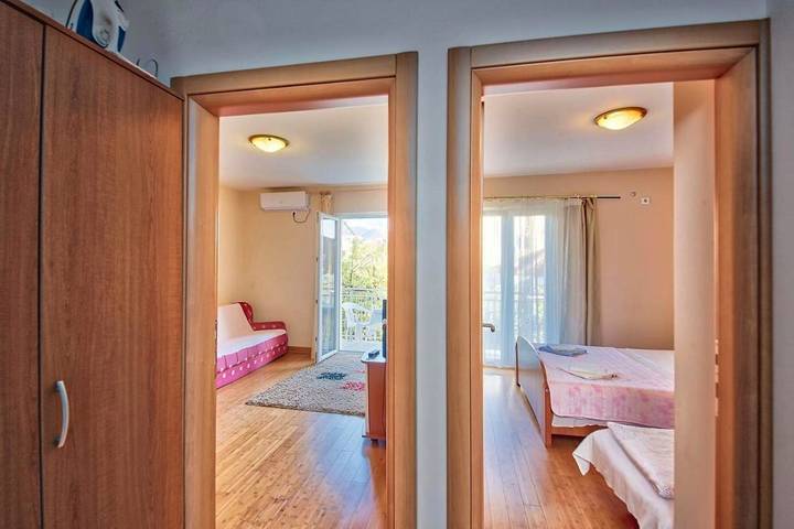 Apartament wakacyjny dla 4 osób, z Balkon i Jacuzzi oraz Taras i Ogród w Herceg Novi