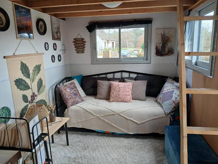 Location de vacances pour 4 personnes, avec terrasse ainsi que jardin et vue, animaux acceptés à Faverolles-sur-Cher