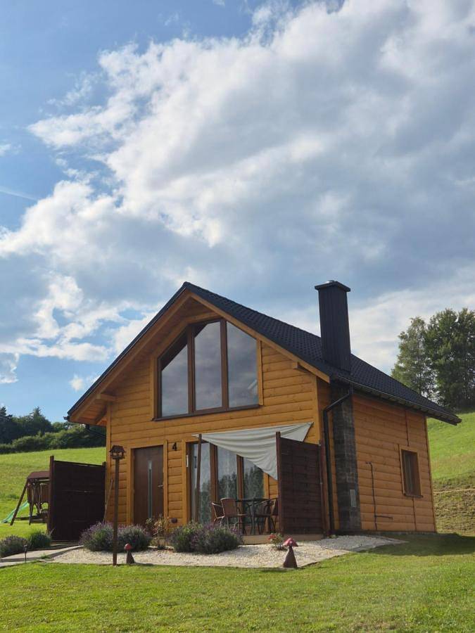 Domek letniskowy dla 5 osób, z ogród i widok oraz basen i sauna, zwierzęta dozwolone w Podkarpacie