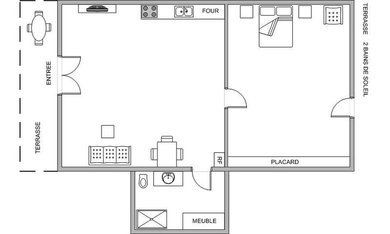 Location gîte pour 3 personnes
