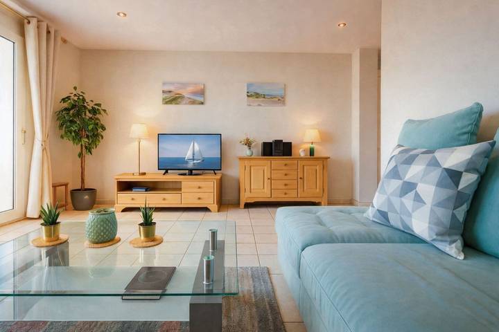 Ferienwohnung für 3 Personen, mit Balkon in Schillig