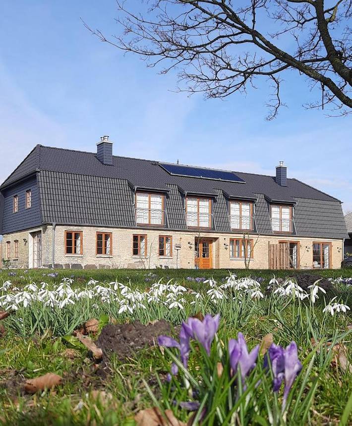 Ferienwohnung für 3 Personen, mit Terrasse und Garten sowie Ausblick in Hollingstedt
