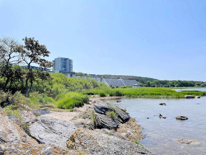 Feriehus for 3 personer, med balkong, barnevennlig i Visby