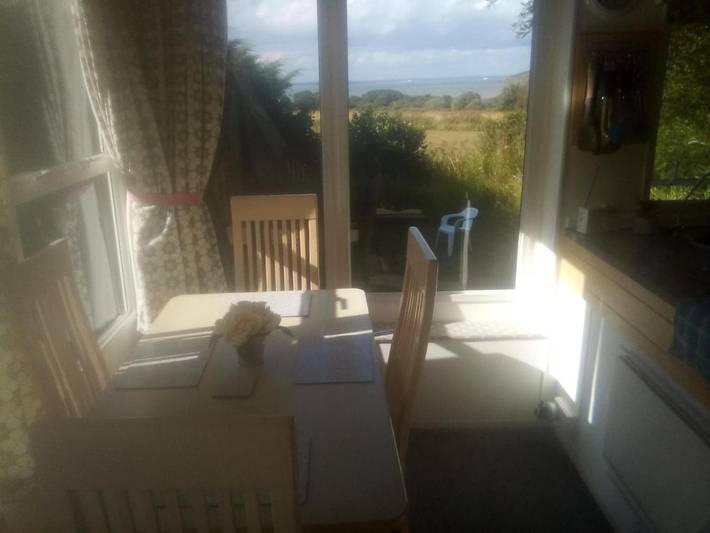 Camping für 4 Personen, mit Pool und Garten sowie Ausblick auf der Isle of Wight