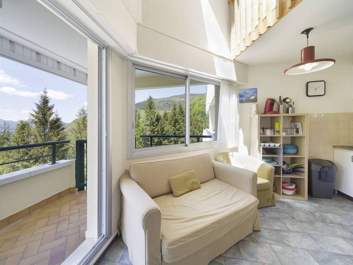 Studio pour 4 personnes, avec Balcon