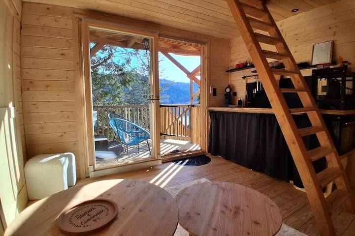 Gîte pour 2 personnes, avec jacuzzi ainsi que jardin et terrasse à Chambon-sur-Lac - 4