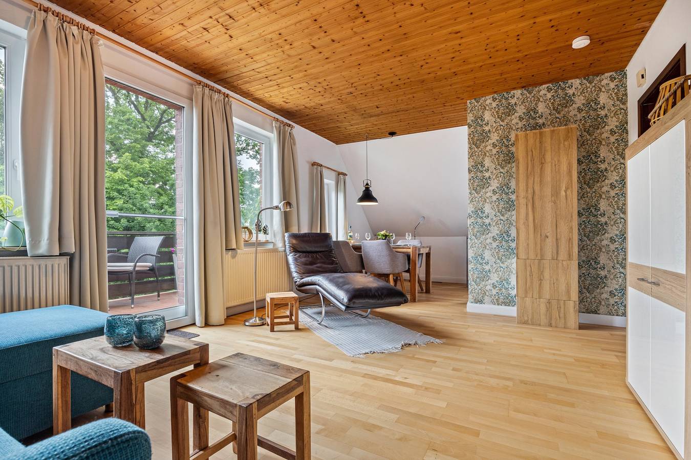Ganze Wohnung, Ferienwohnung 'Ferienwohnung Abendsonne' mit Gemeinschaftsgarten, Balkon und Wlan in Bendestorf, Nordheide