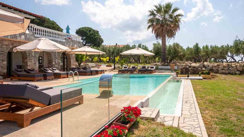 Ferienwohnung für 3 Personen, mit Garten und Sauna sowie Pool und Ausblick - 1