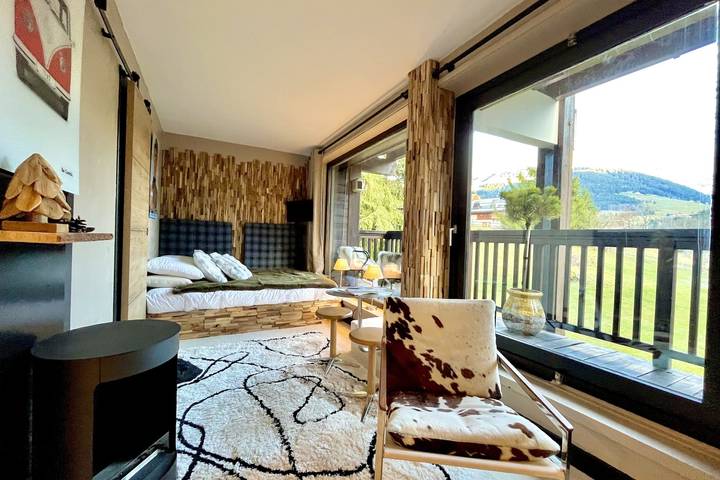 Studio für 2 Personen, mit Pool und Sauna sowie Terrasse - 1