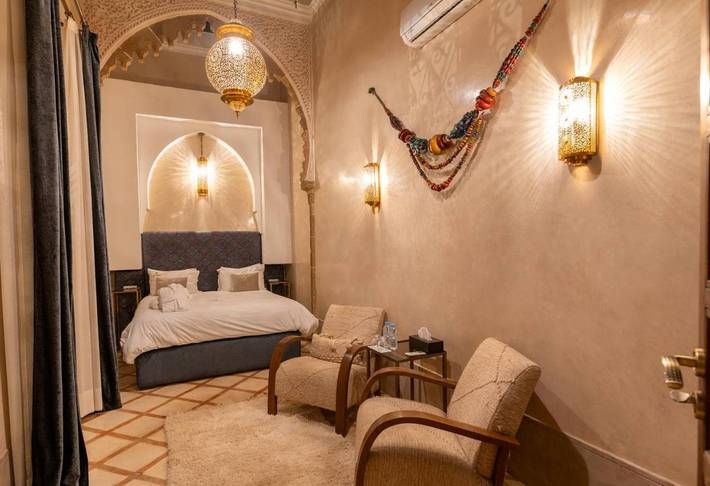 Riad pour 2 personnes, avec terrasse à Rabat