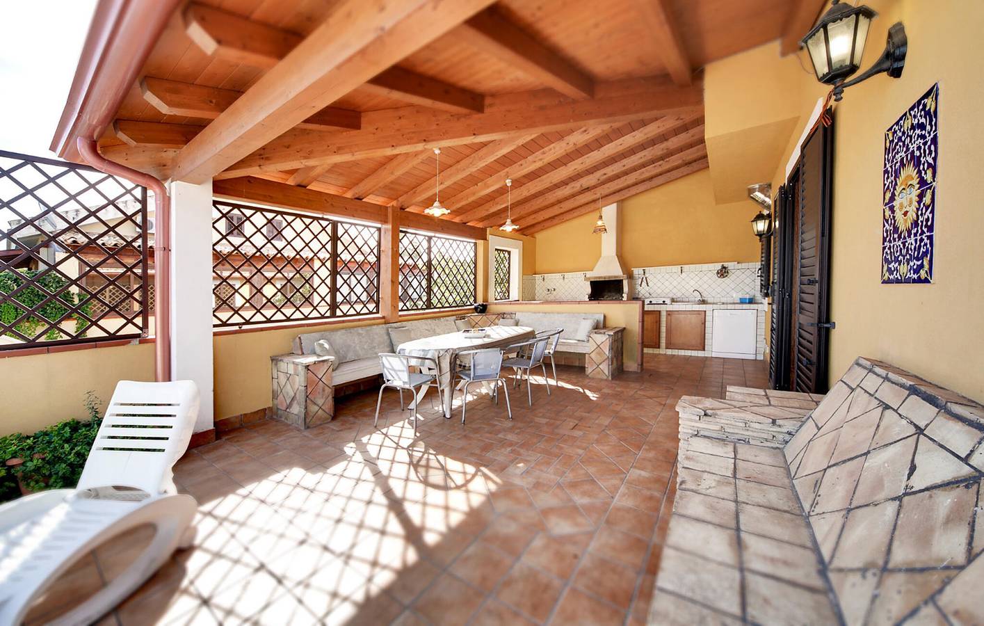 Strandnahe Unterkunft mit Pool & Terrasse, WiFi - Marina di Ragusa in Ragusa, Ragusa Provinz