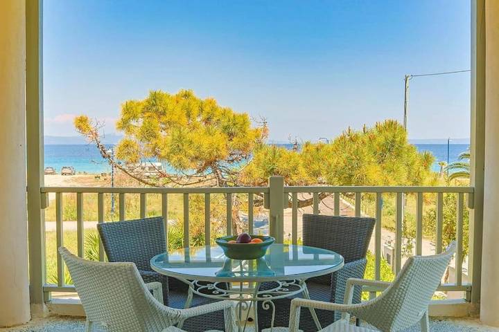 Ferienhaus für 6 Personen, mit Balkon und Ausblick