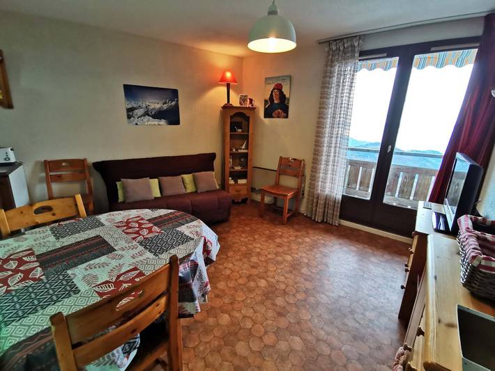 Gîte pour 6 personnes, avec balcon à Les Adrets