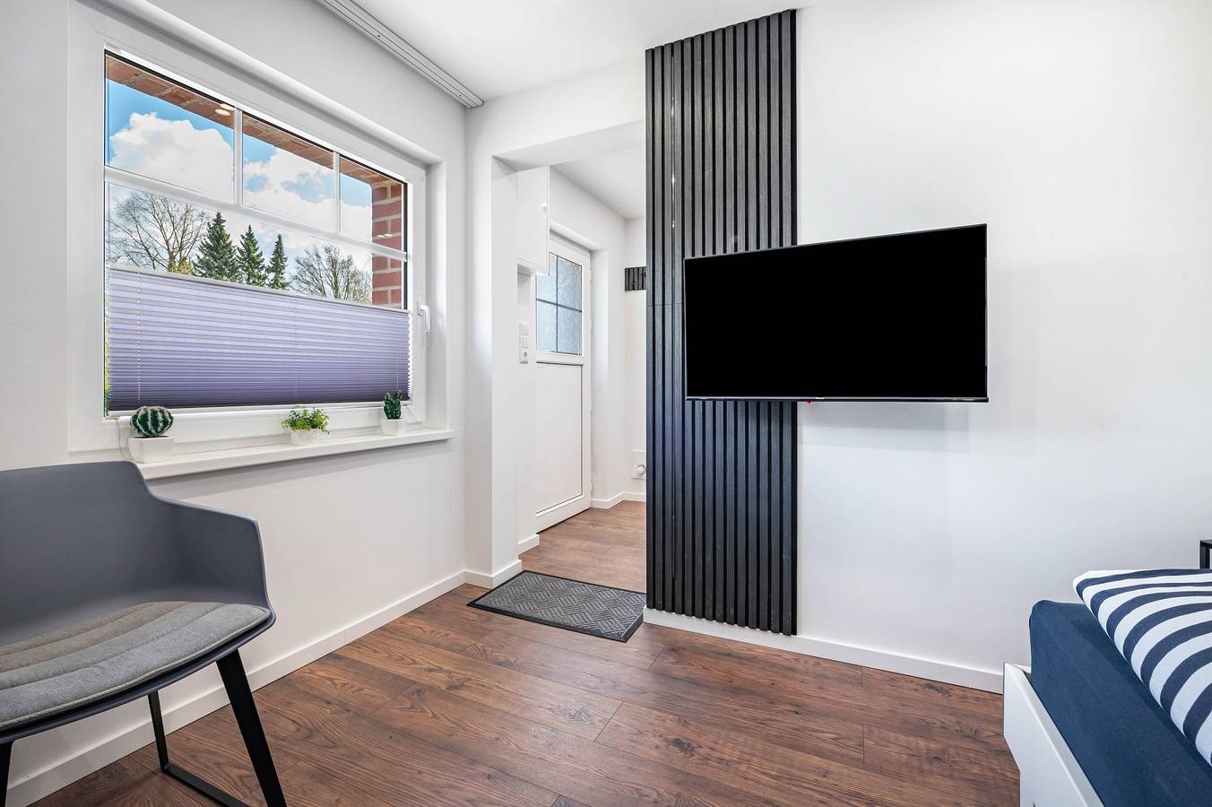 Ganzes Studio, Einzimmerapartment "Casa Caso - 3" mit Gemeinschaftsterrasse und Wlan in Achim, Landkreis Verden