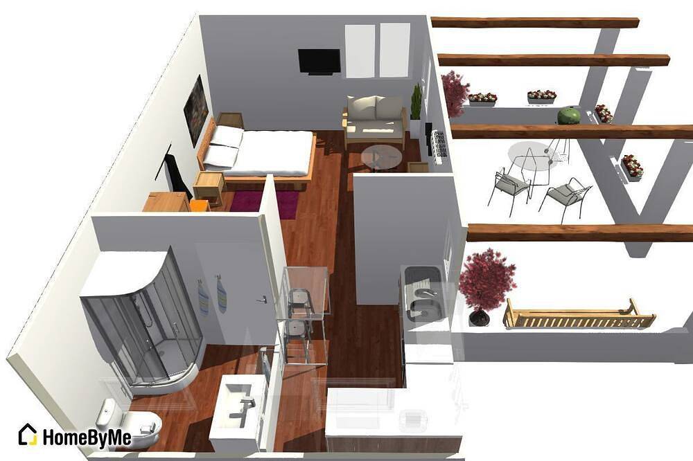 Appartement voor 2 personen, groot terras (A3), foto 14