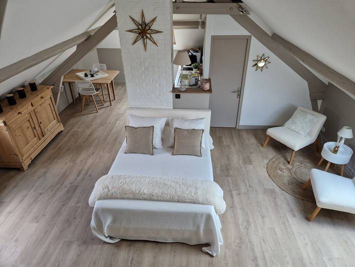 Gîte pour 2 personnes, avec jardin