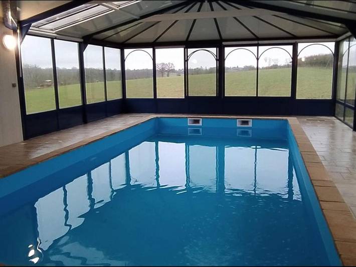 Maison de vacances pour 15 personnes, avec Terrasse ainsi que Jardin et Piscine