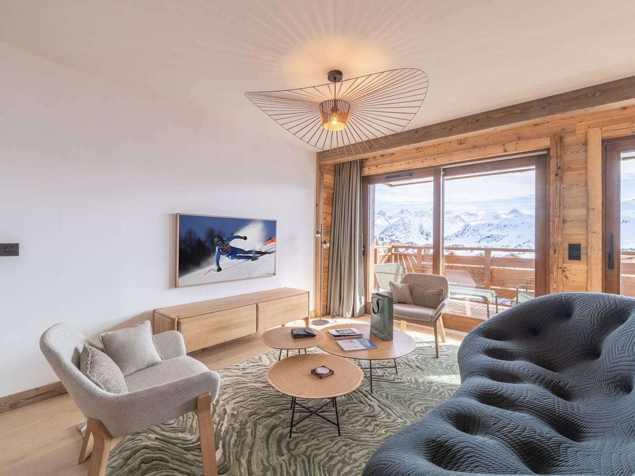 Appartement entier, Appartement élégant, 6 pers, aux pieds des pistes à Huez in Huez, Parc national des Écrins