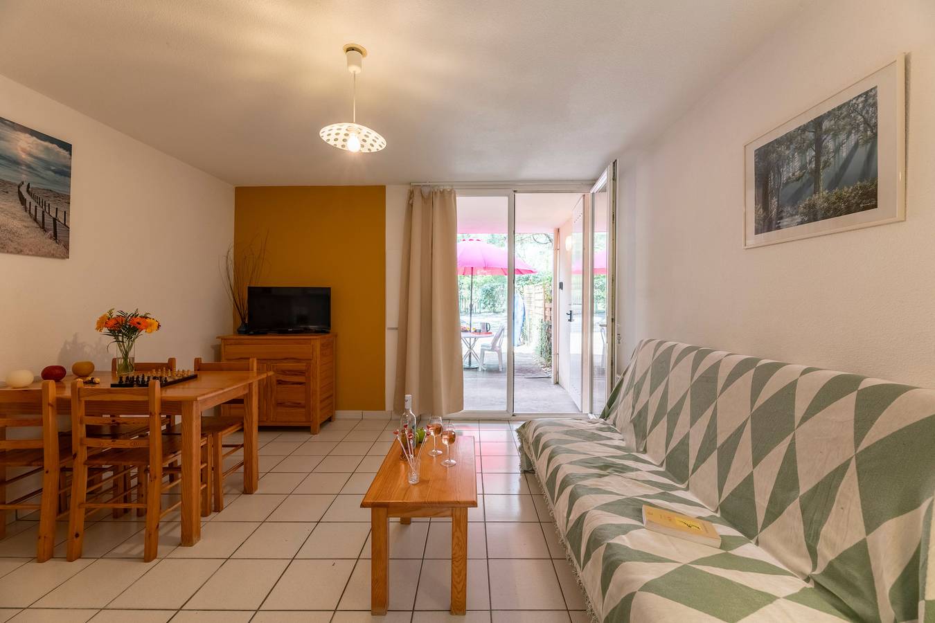Ganze Wohnung, Ferienwohnung für 2 Personen mit Meerblick in Carcans Plage, Carcans