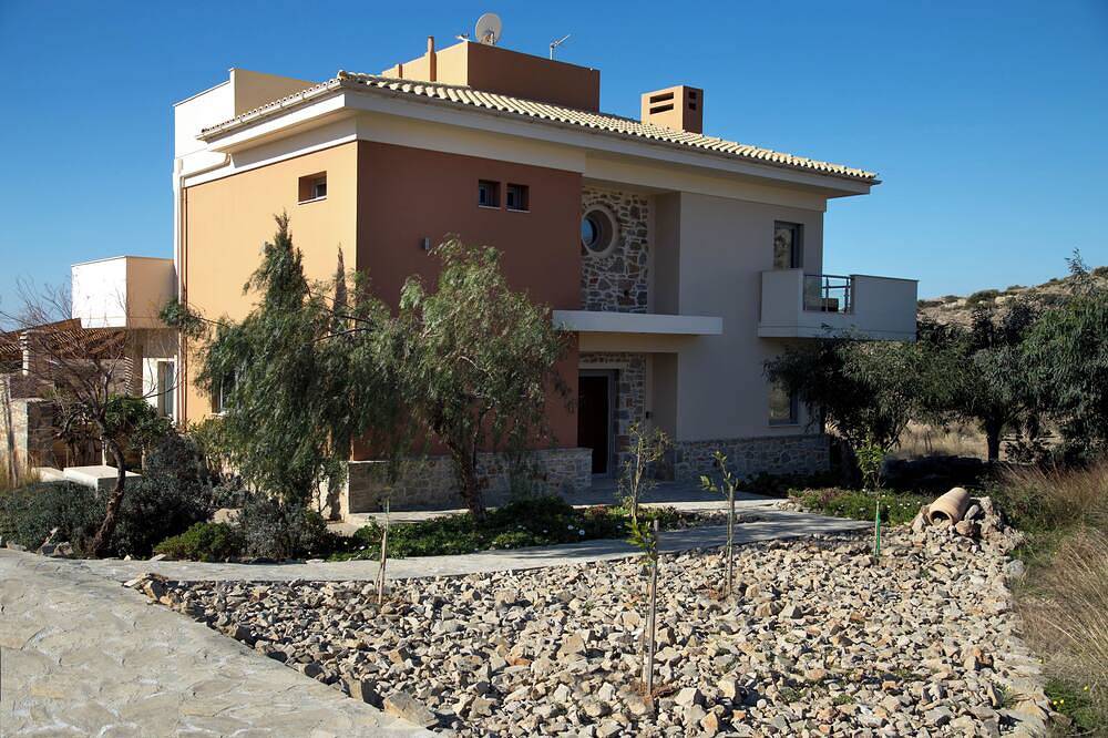 Verjüngen Familie und Freunde bei Stunning Villa Estia - in der Nähe Strand und Tavernen. in Lasithi