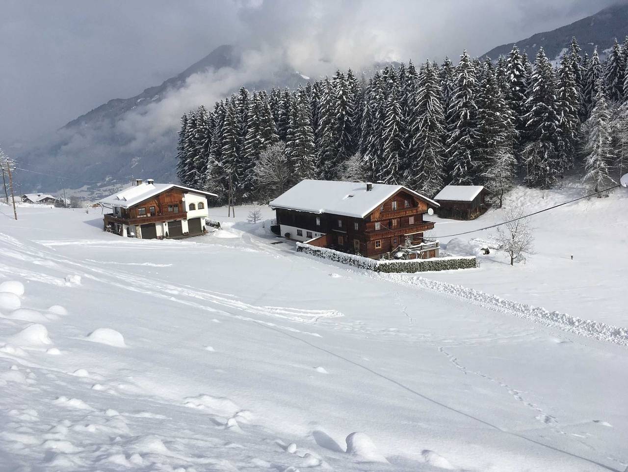 Ganze Ferienwohnung, Klinglerhof Ferienwohnungen - Ferienwohnung Bergblick in Tuxer Alpen, Aschau im Zillertal