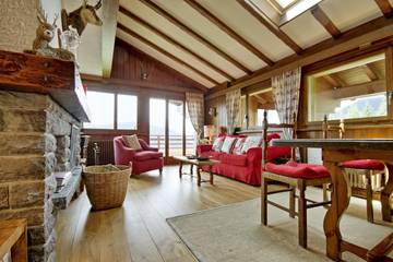 Gîte pour 7 personnes, avec balcon/terrasse et balcon à Verbier