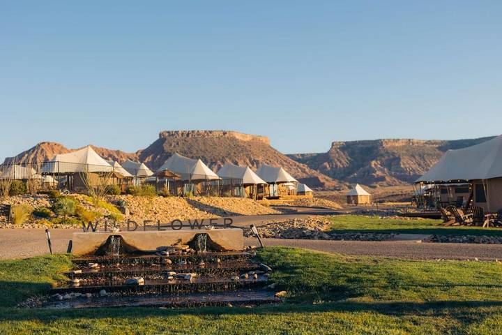 Camping für 4 Personen, mit Whirlpool und Pool sowie Terrasse, mit Haustier in den USA