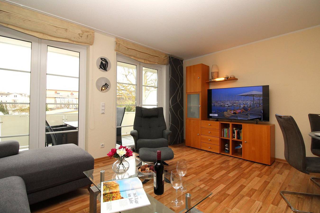 Appartement entier, Haus Eichsfeldia We 8: strandnah (2 Min.), sonnige und freundliche 2-Zimmer-Fewo in Ostseebad Kühlungsborn, Kühlungsborn