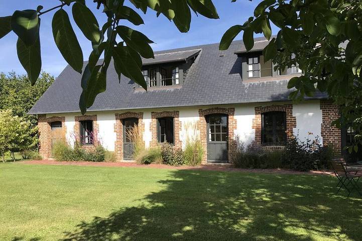 Maison de campagne pour 6 personnes, avec jardin, animaux acceptés dans Thil-Manneville