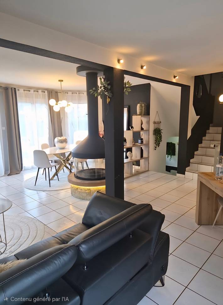 Villa 'Le Cocon Des Alpes' with Mountain View, Private Terrace and Wi-Fi in Villargondran, Saint-Jean-de-Maurienne region