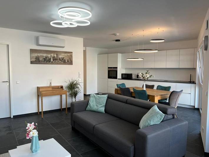 Gîte pour 6 personnes, avec Balcon ainsi que Terrasse et Vue à Mayence - 2