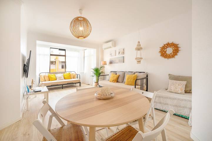 Apartamento para 4 personas, con terraza en Costa da Caparica