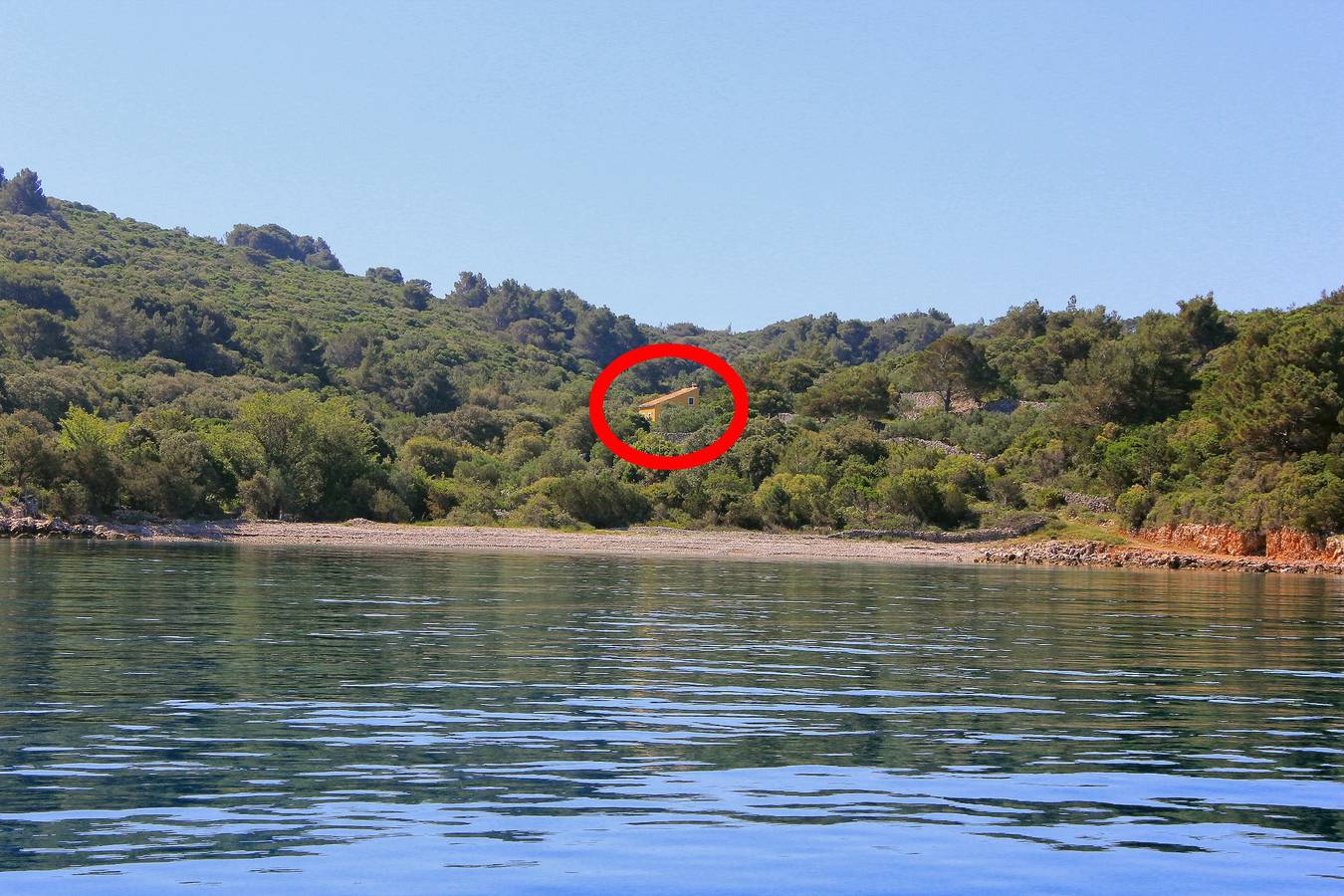 1-Zimmer-Haus mit Terrasse und Meerblick Bucht Studencic, Losinj K-3263 in Cunski, Kvarner Inseln
