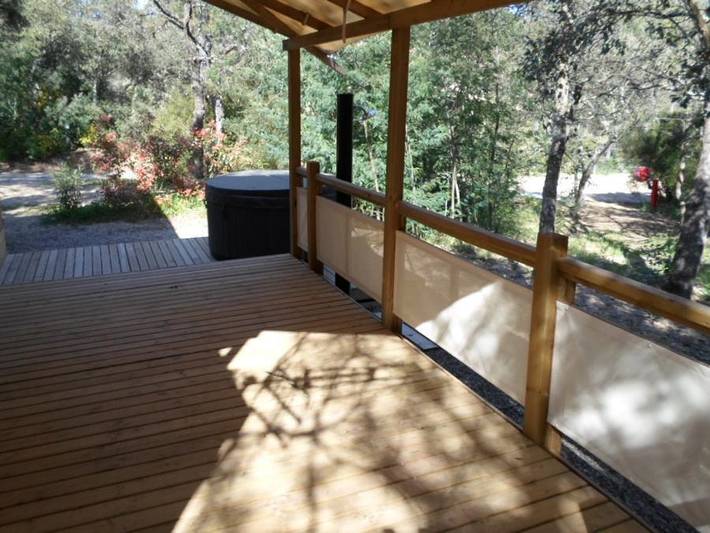 Domaine De La Bergerie - Mobilheim 6 personen - Premium Spa - 2 Schlafzimmer - 4/6 Personen in Roquebrune-sur-Argens, Mittelmeerküste (Frankreich)