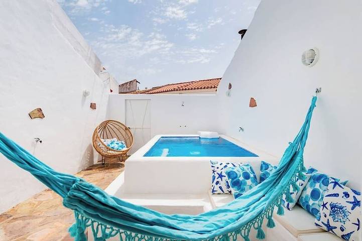 Ferienhaus für 3 Personen, mit Pool - 1