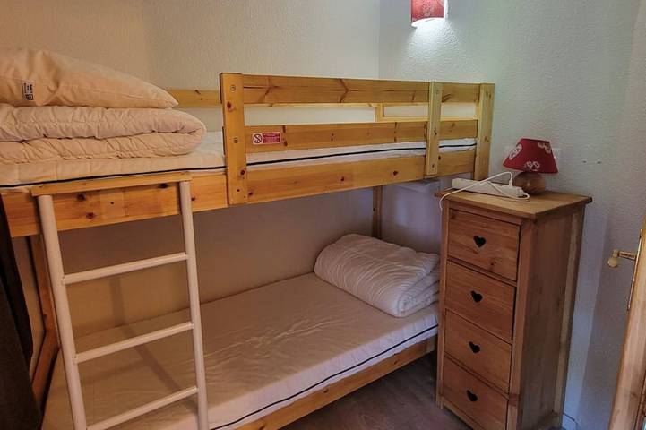 Ganze Wohnung, Renoviertes Duplex 3Z+Kab 6 Pers, Balkon, Blick auf den Mont Blanc in Bellentre, La Plagne-Tarentaise