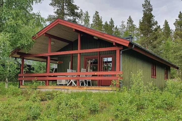 Blockhütte für 6 Personen, mit Sauna und Balkon - 1