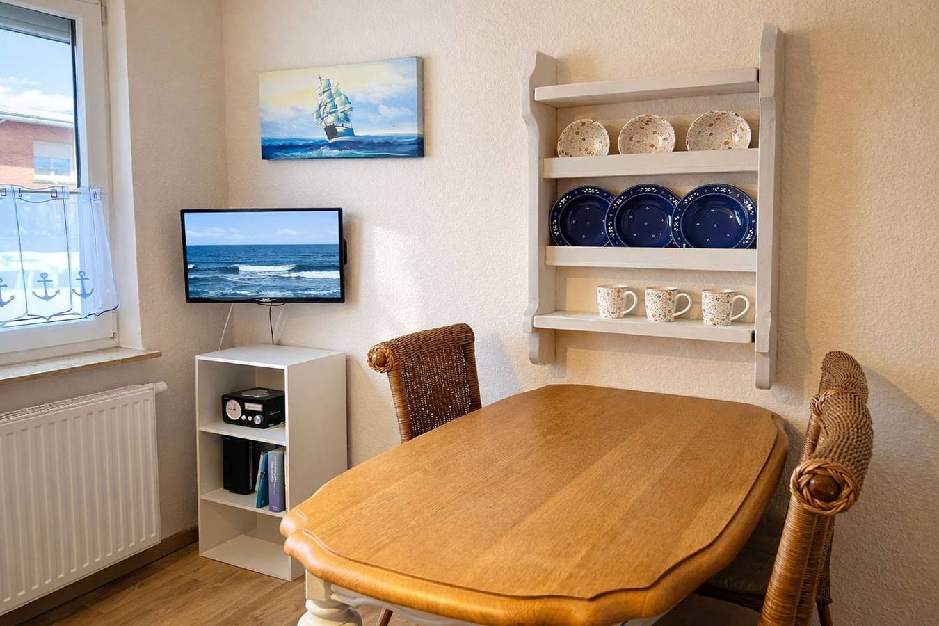 Ganze Wohnung, Ferienwohnung Seestern in Schillig: Komfortabler Aufenthalt nahe Sandstrand in Schillig Strand, Wangerland
