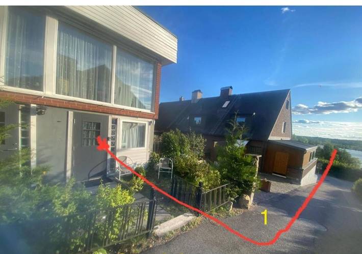 Ferienwohnung für 2 Personen, mit Terrasse und Seeblick sowie Ausblick in Växjö - 3
