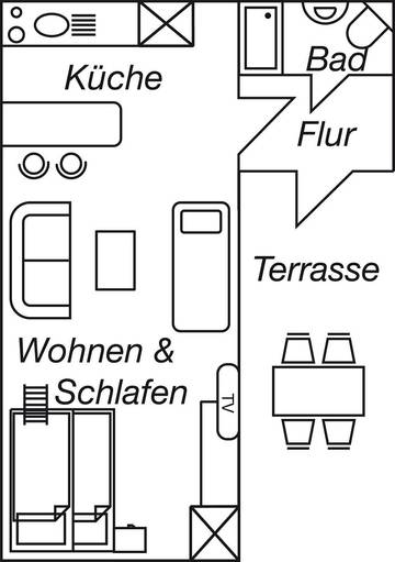 Ferienhaus für 2 Personen in Travemünde, Lübeck, Bild 4