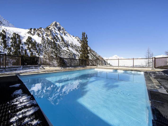 Gîte pour 10 personnes, avec balcon et piscine dans Arc 1950