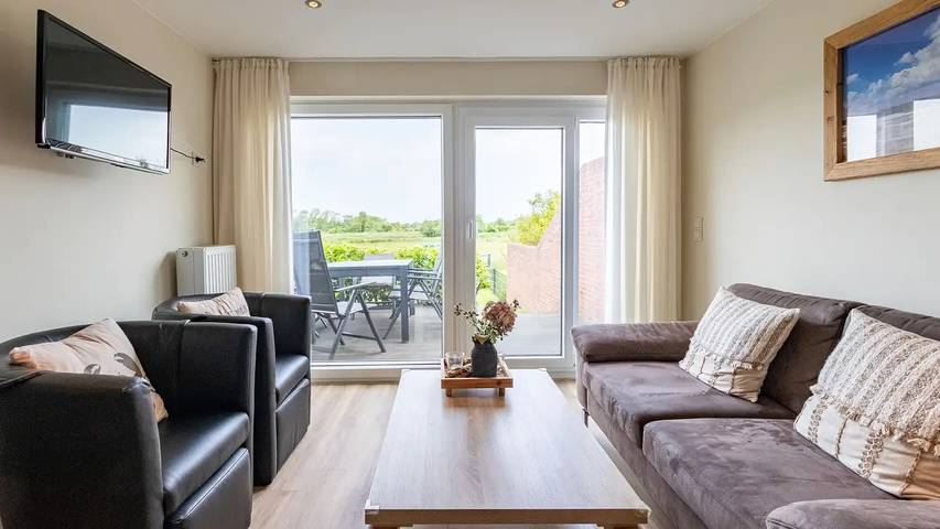 Strandhaus für 6 Personen, mit Terrasse und Garten sowie Sauna, mit Haustier auf Borkum - 2
