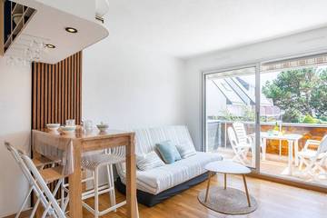 Gîte pour 4 personnes, avec balcon dans Plage Ty Bihan