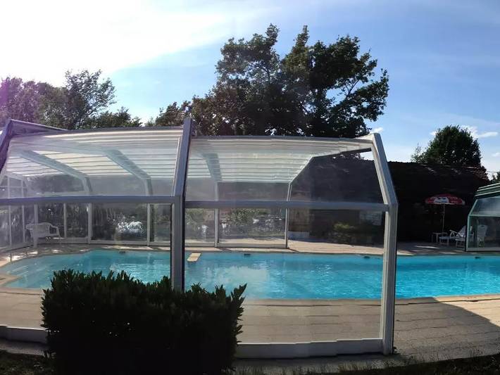 Camping für 6 Personen, mit Terrasse und Pool, mit Haustier in Französische Alpen - 4