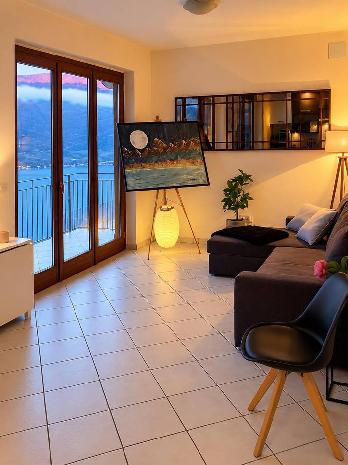 Appartamento intero, Gardasee-Cielo e Lago – Ferienwohnung mit Seeblick und Privatgarten in Piovere in Tignale, Prealpi Gardesane