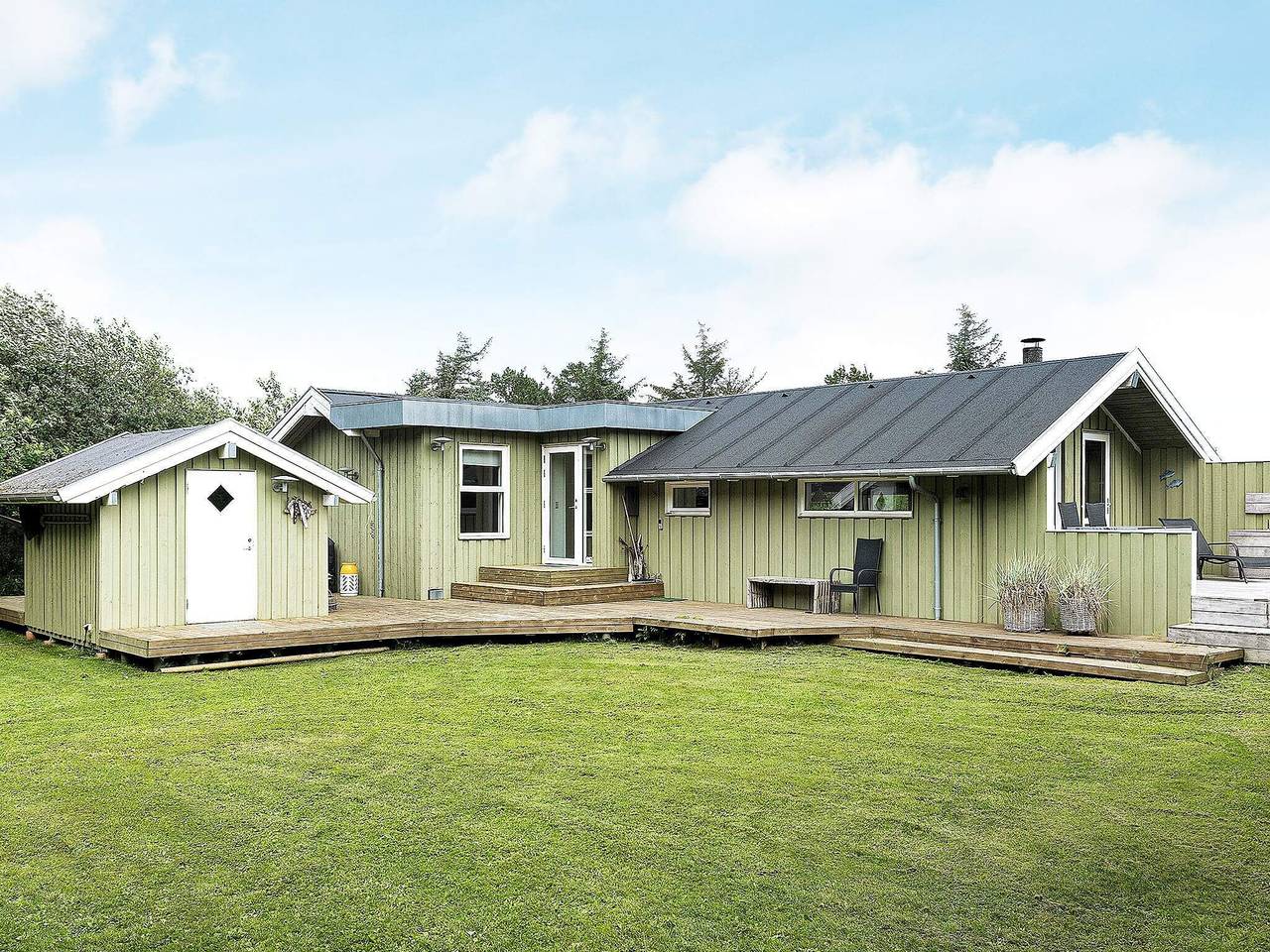 Abgeschiedener Strand Ruckzug in Napstjert, Jerup