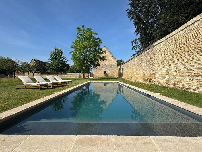 Maison de vacances pour 10 personnes, avec Terrasse ainsi que Jardin et Piscine
