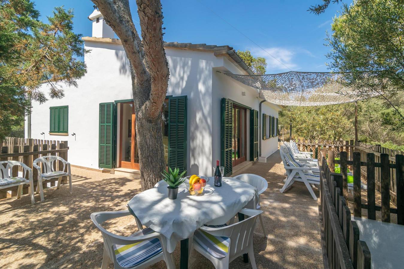 Es Jaç - Ferienhaus mit Terrasse in Cala s'Almonia. in Cala s'Almonia, Santanyí