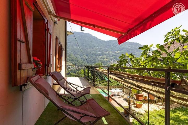 Location de vacances pour 4 personnes, avec jardin ainsi que piscine et balcon à Pallud - 4