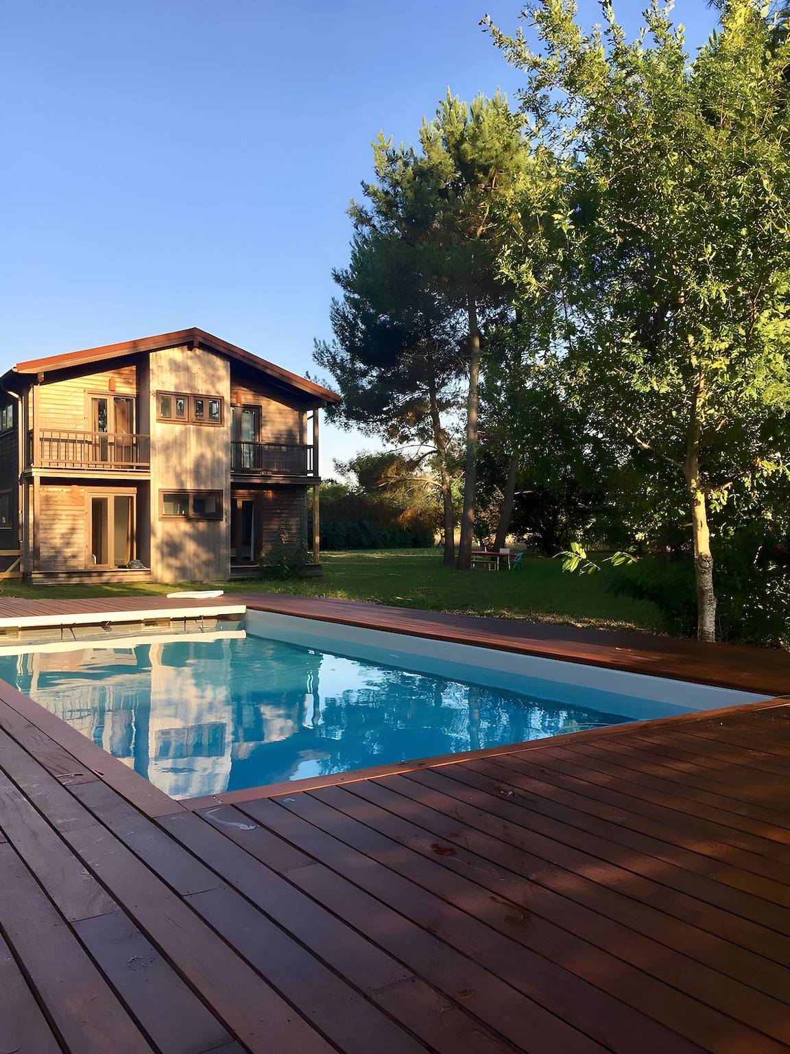 Maison de vacances « Villa Pura Vida » avec piscine privée, terrasse et Wi-Fi in Lit-et-Mixe, Côte d’Argent
